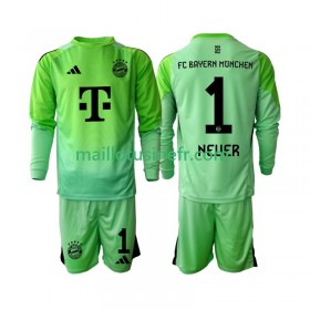 Maillot de Foot Bayern Munich Neuer 1 Gardien Domicile 2025-26 Manches Longues - Enfant